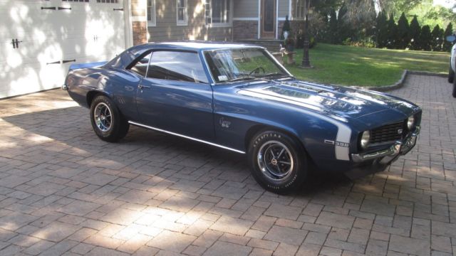 1969 dusk blue Chevrolet Camaro Coupe