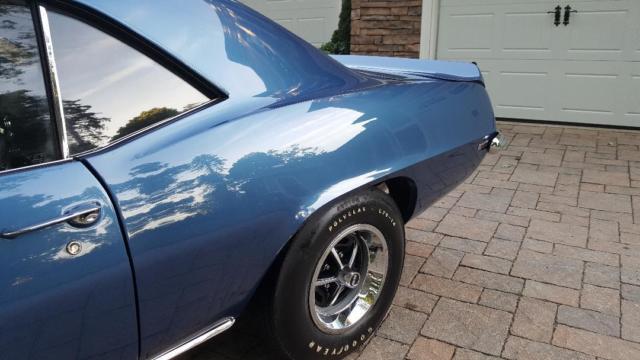 1969 dusk blue Chevrolet Camaro Coupe