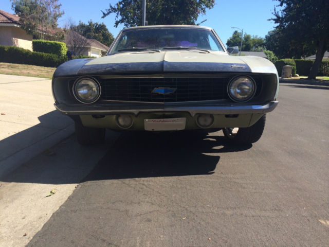 1969 Green Chevrolet Camaro Coupe