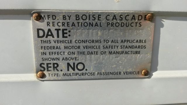 1969 White Dodge Other Motorhome