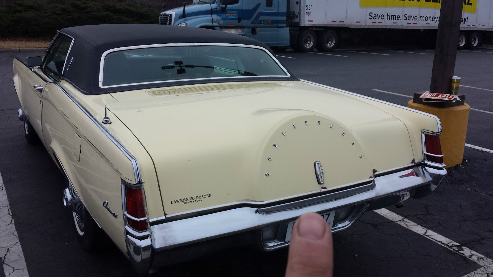 1969 Yellow Lincoln Mark Series
