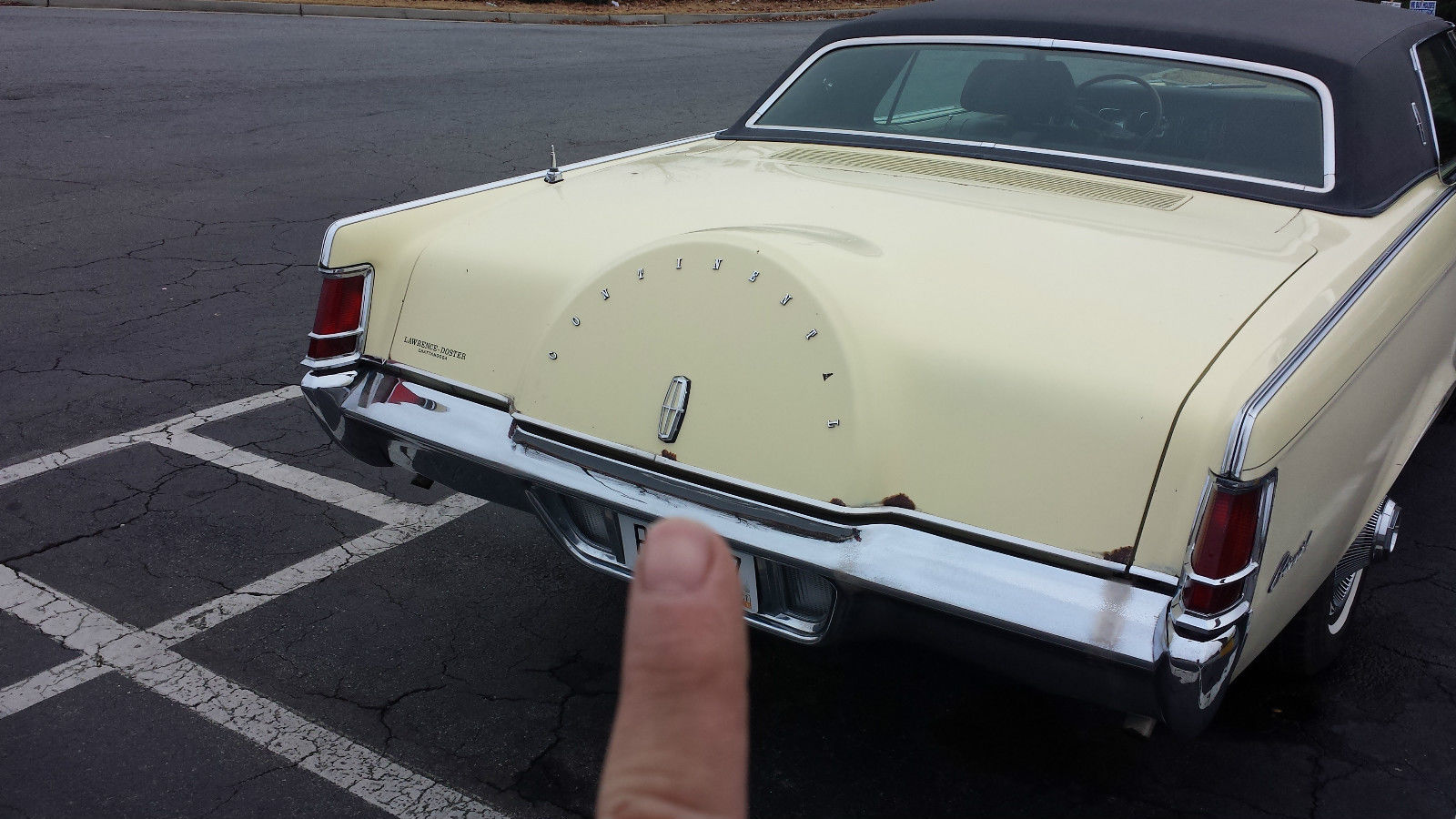 1969 Yellow Lincoln Mark Series