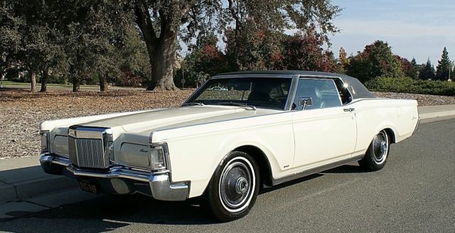 1969 Creme Lincoln Mark Series 2 Door Hardtop