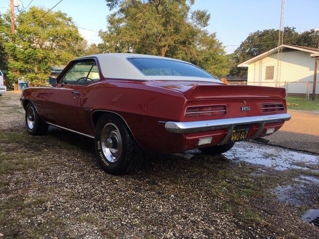 1969 Red Chevrolet Camaro 2 door