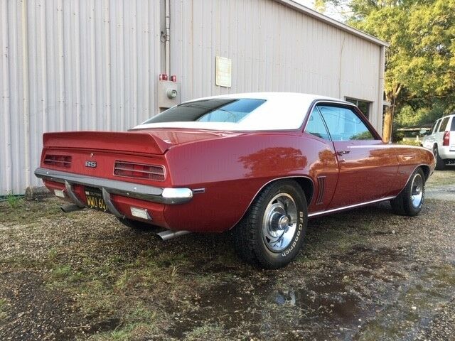 1969 Red Chevrolet Camaro 2 door