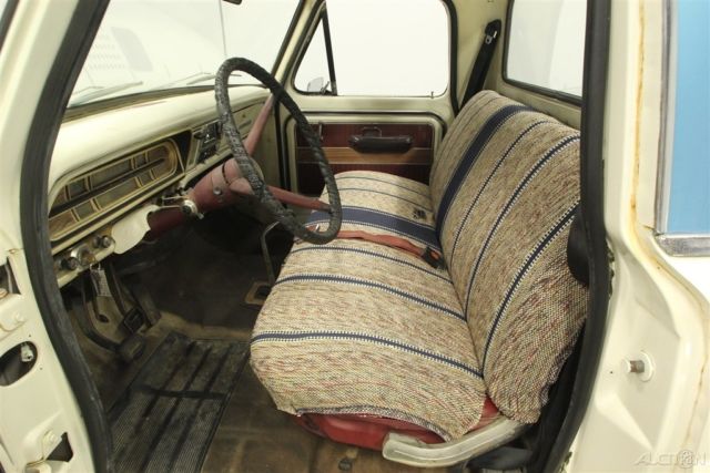 1969 White Ford F-100