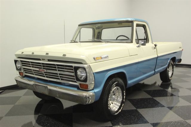 1969 White Ford F-100