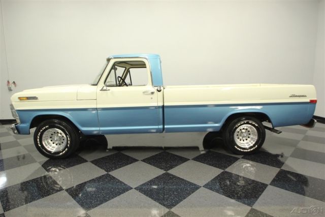 1969 White Ford F-100