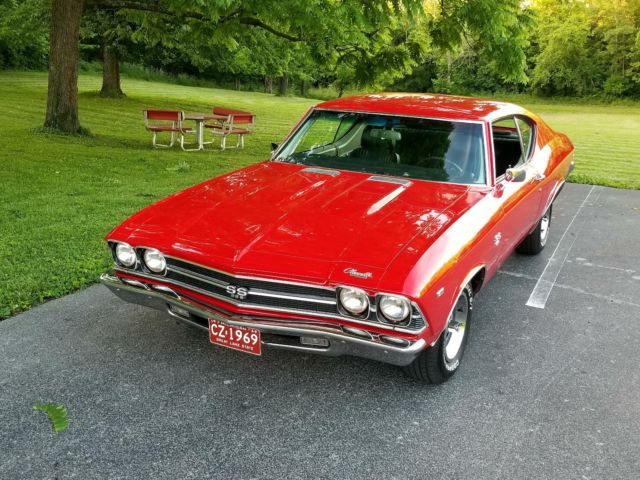 1969 Red Chevrolet Chevelle
