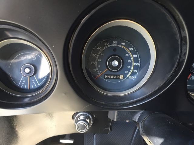 1969 White Ford Mustang