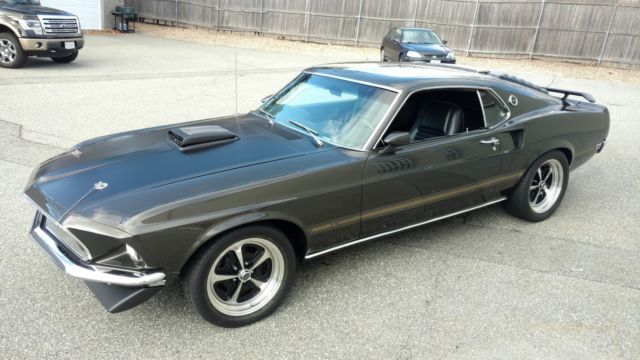 1969 Black Jade Ford Mustang Fastback