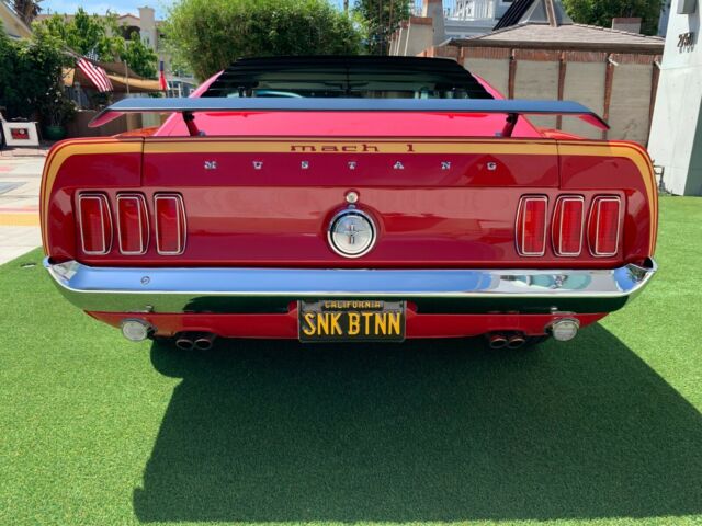 1969 Candy Apple Red Ford Mustang Coupe
