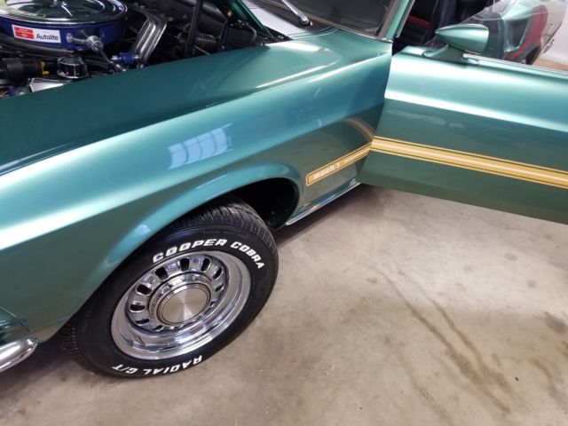 1969 Silver Jade Ford Mustang Fastback