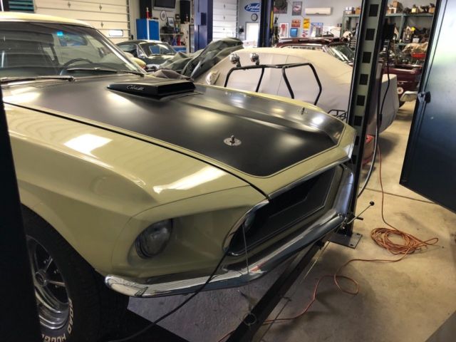 1969 New Lime Ford Mustang