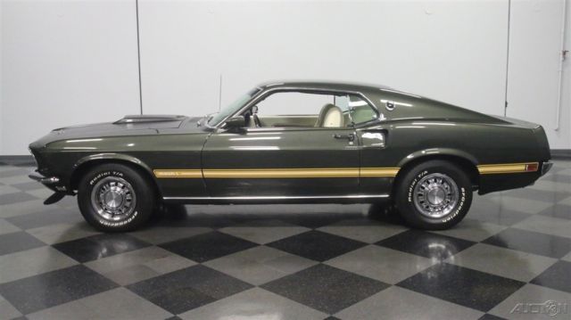 1969 Green Ford Mustang