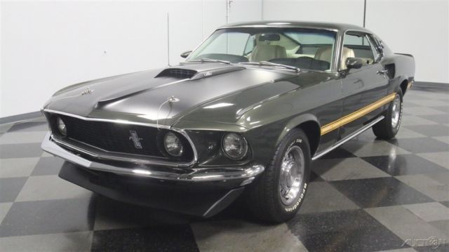 1969 Green Ford Mustang