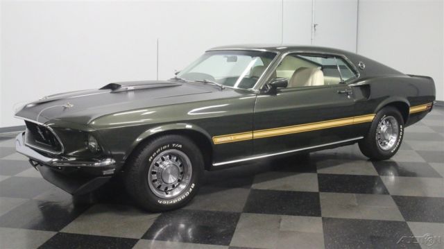 1969 Green Ford Mustang