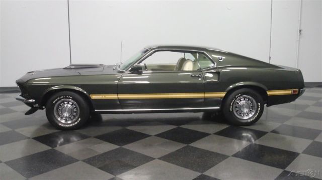 1969 Green Ford Mustang