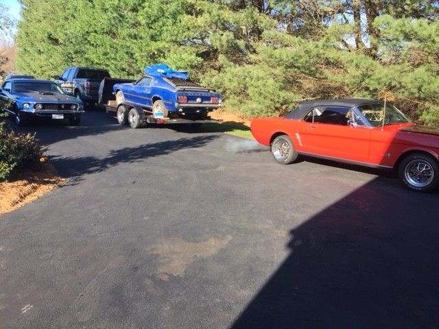 1969 Blue Ford Mustang Fastback