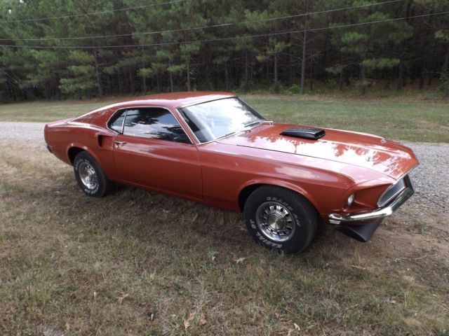 1969 INDIAN FIRE RED Ford Mustang Fastback
