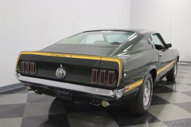 1969 Green Ford Mustang