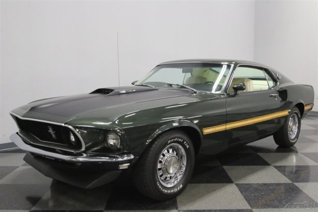 1969 Green Ford Mustang