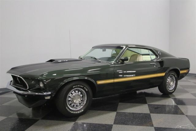 1969 Green Ford Mustang