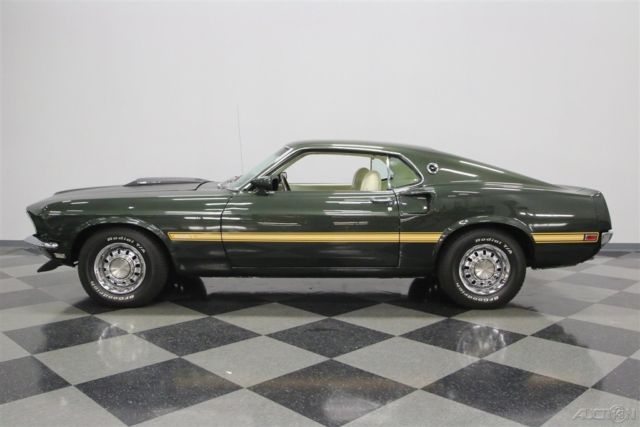 1969 Green Ford Mustang
