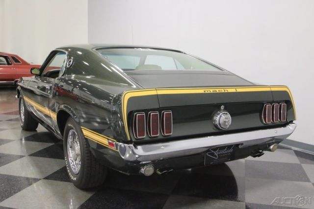 1969 Green Ford Mustang