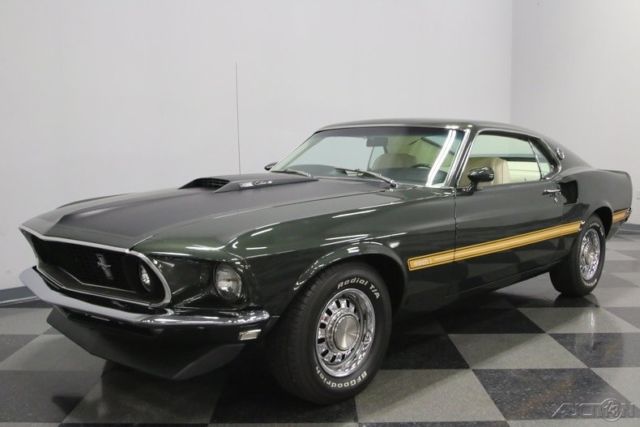 1969 Green Ford Mustang