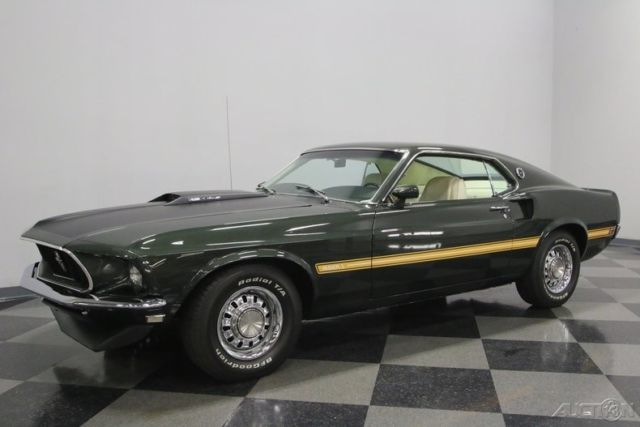 1969 Green Ford Mustang