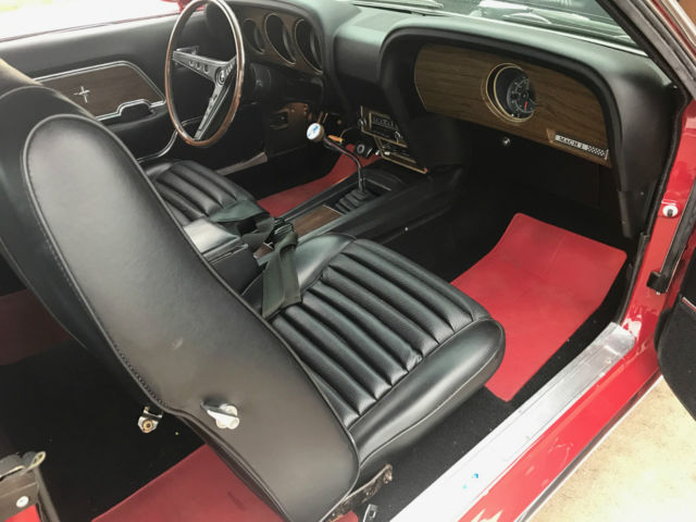 1969 Red Ford Mustang Coupe