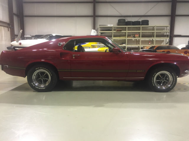 1969 Red Ford Mustang Coupe