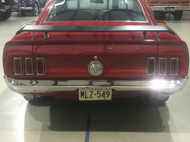 1969 Red Ford Mustang Coupe