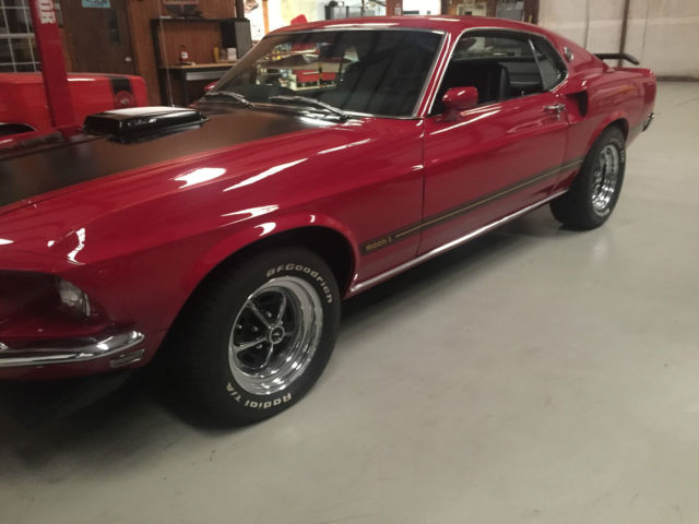1969 Red Ford Mustang Coupe