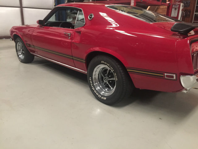 1969 Red Ford Mustang Coupe