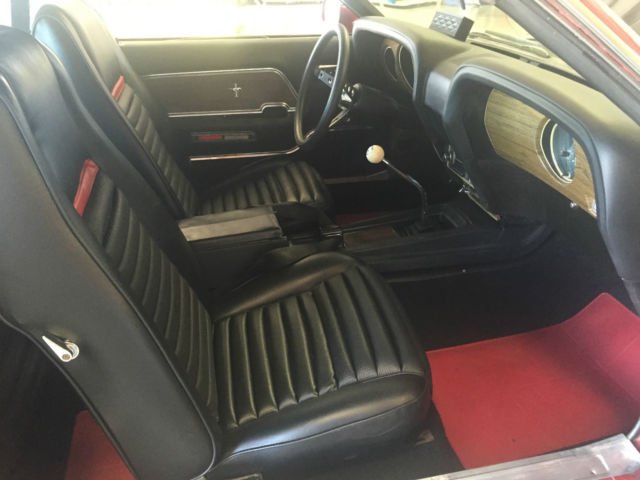 1969 Red Ford Mustang Coupe