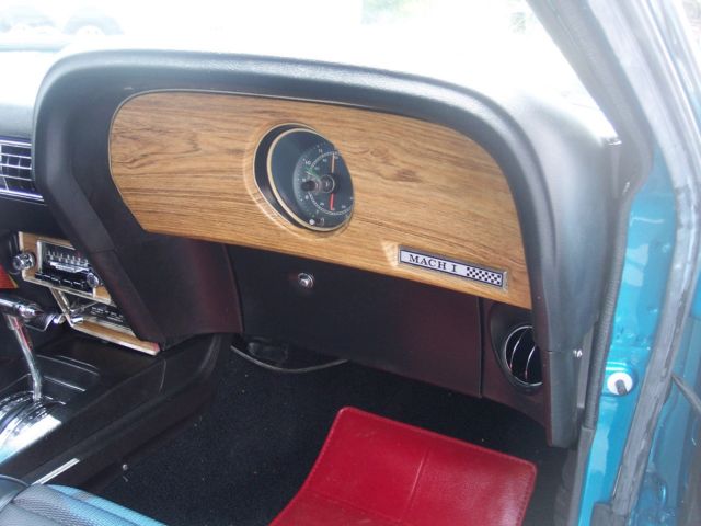 1969 clear water aqua  code F5 Ford Mustang Coupe