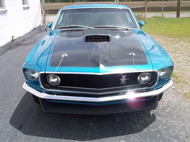 1969 clear water aqua  code F5 Ford Mustang Coupe