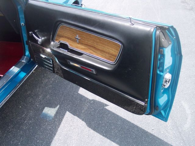 1969 clear water aqua  code F5 Ford Mustang Coupe