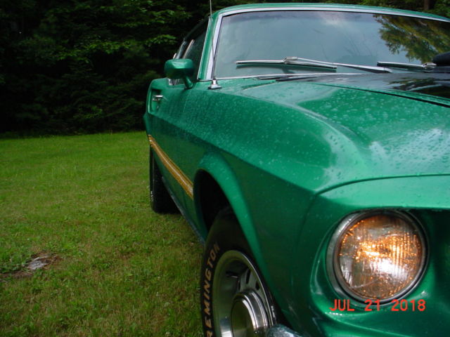 1969 Green Ford Mustang Coupe