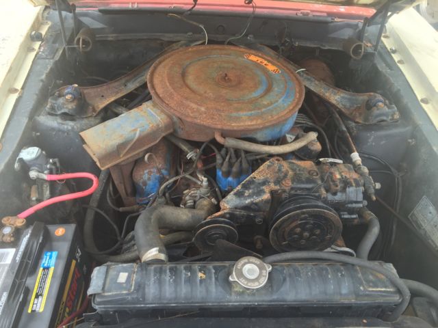 1969 Red Ford Mustang