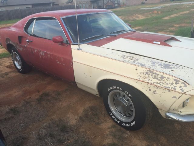 1969 Red Ford Mustang