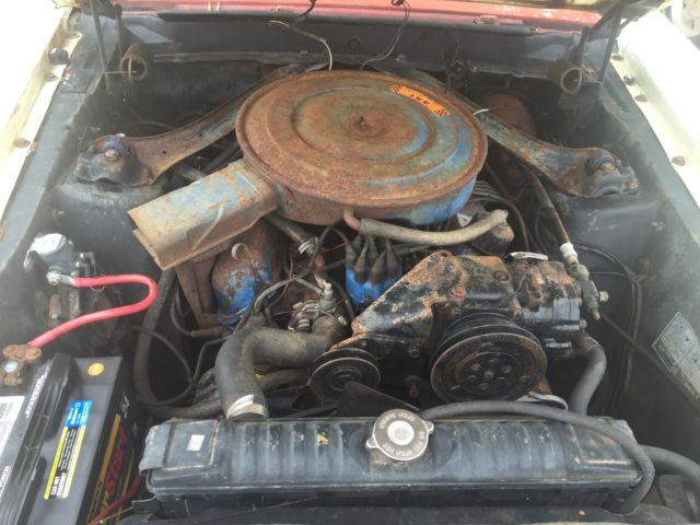 1969 Red Ford Mustang