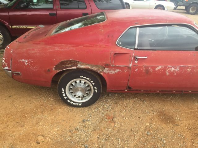 1969 Red Ford Mustang