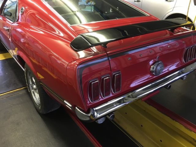 1969 Red Ford Mustang Coupe