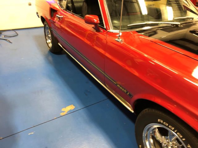 1969 Red Ford Mustang Coupe
