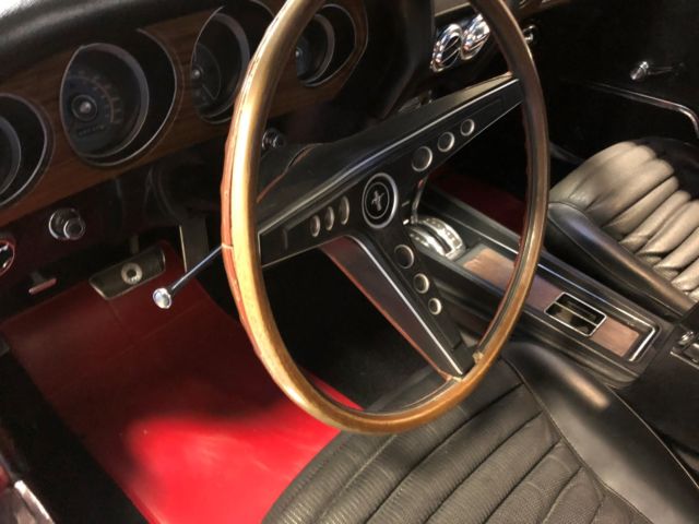 1969 Red Ford Mustang Coupe