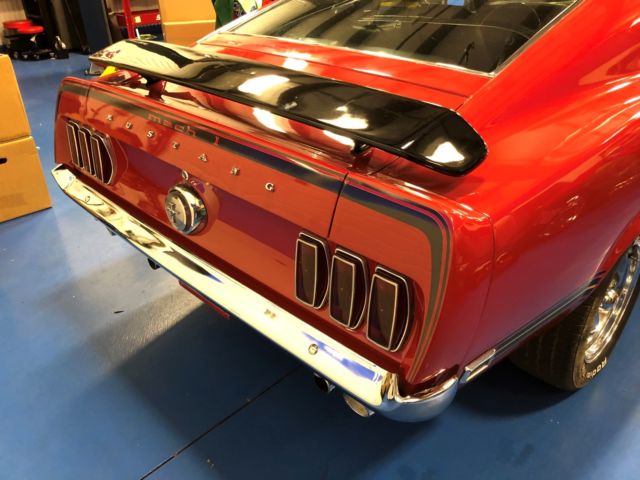 1969 Red Ford Mustang Coupe