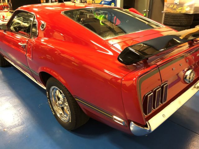 1969 Red Ford Mustang Coupe